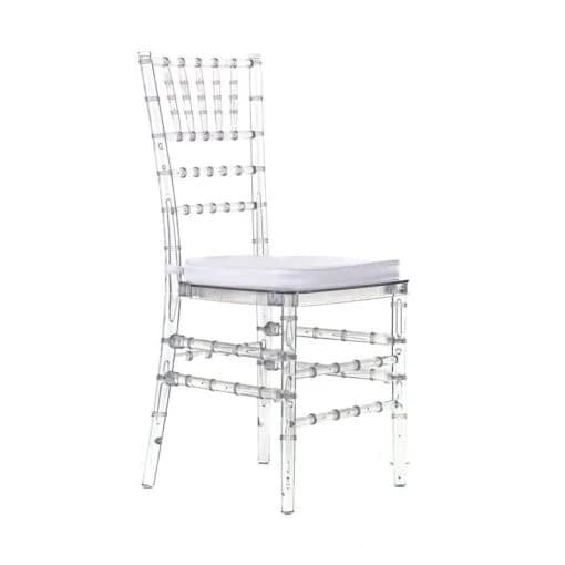 Clear Tiffany Chairs hire Canberra Australia ACT
